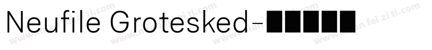 Neufile Grotesked字体转换